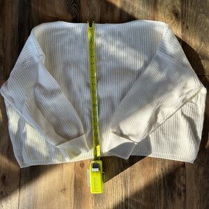 French Connection White Knit Sweater 100% Cotton